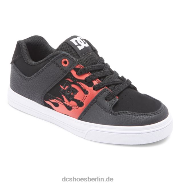 rein elastisch - Schlupfschuhe für JungenDC Shoes rot/grau 486FT555