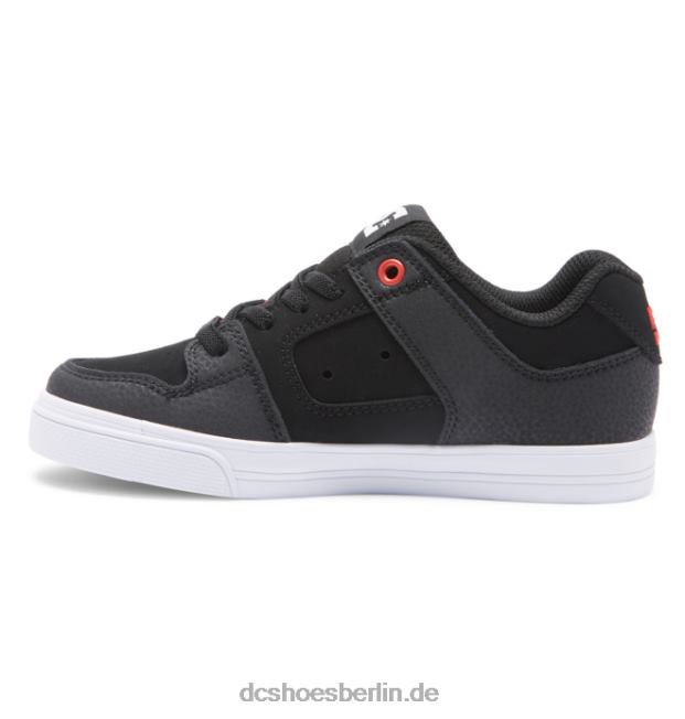 rein elastisch - Schlupfschuhe für JungenDC Shoes rot/grau 486FT555