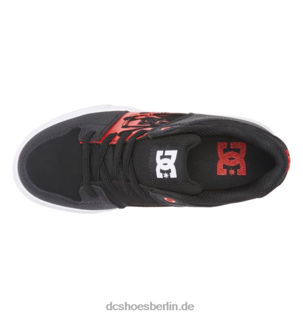 rein elastisch - Schlupfschuhe für JungenDC Shoes rot/grau 486FT555