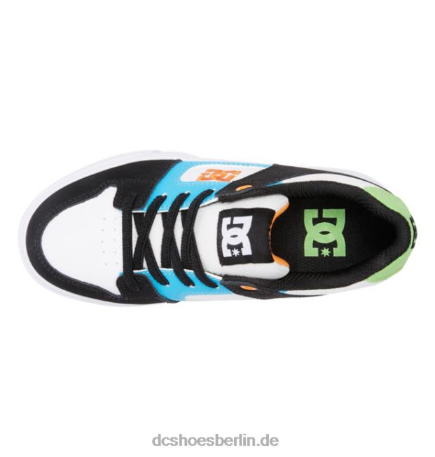 rein elastisch - Schlupfschuhe für JungenDC Shoes weiß/schwarz/blau 486FT570