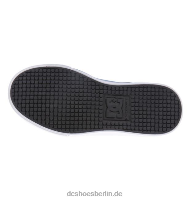 rein elastisch - Schlupfschuhe für JungenDC Shoes weiß/schwarz/blau 486FT570