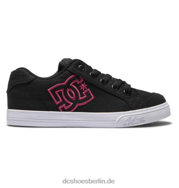 Chelsea-Schuhe für KinderDC Shoes schwarz/rosa Schablone 486FT528