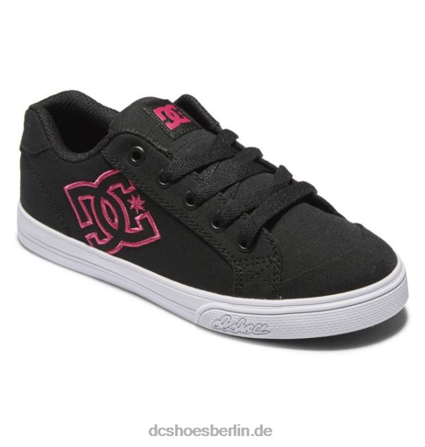 Chelsea-Schuhe für KinderDC Shoes schwarz/rosa Schablone 486FT528