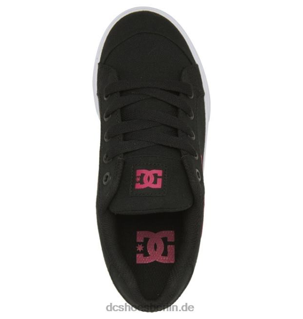 Chelsea-Schuhe für KinderDC Shoes schwarz/rosa Schablone 486FT528