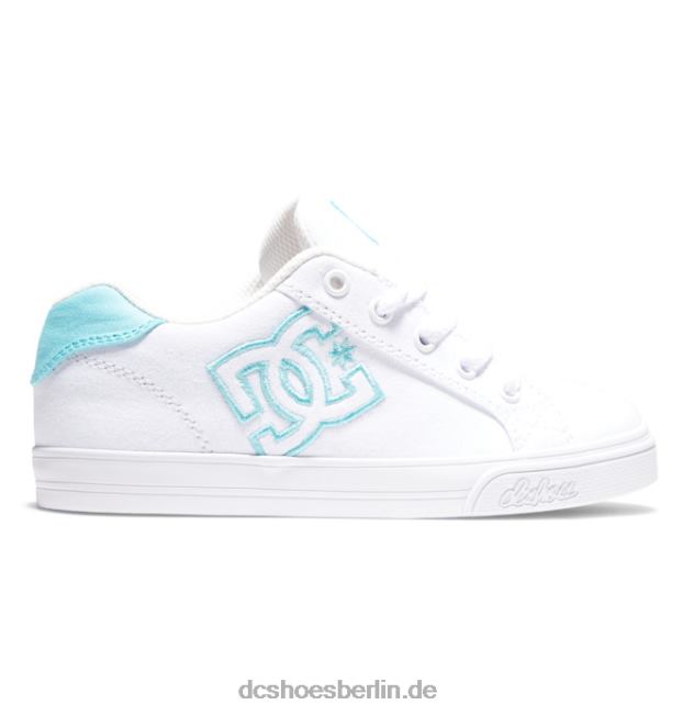 Chelsea-Schuhe für KinderDC Shoes weiß/mint juli 486FT505