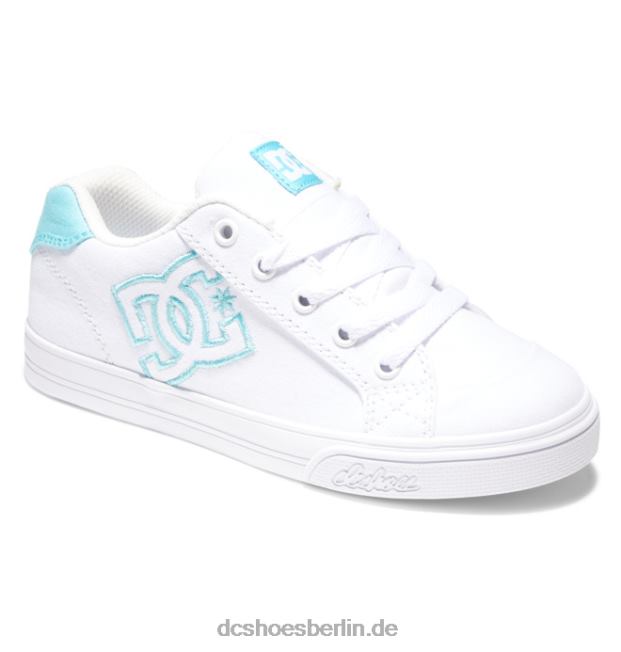 Chelsea-Schuhe für KinderDC Shoes weiß/mint juli 486FT505