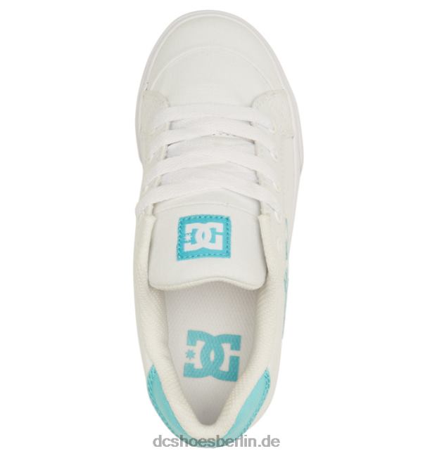 Chelsea-Schuhe für KinderDC Shoes weiß/mint juli 486FT505