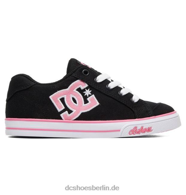 Chelsea-Segeltuchschuhe für KinderDC Shoes schwarz/rosa 486FT506