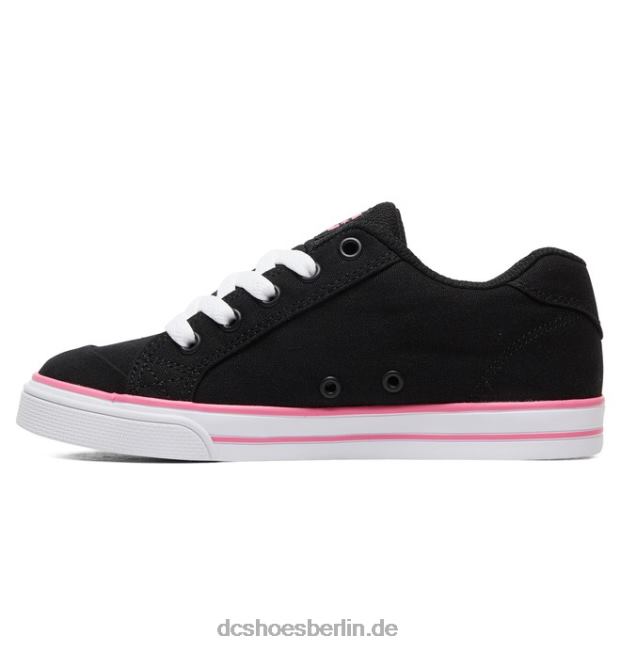 Chelsea-Segeltuchschuhe für KinderDC Shoes schwarz/rosa 486FT506