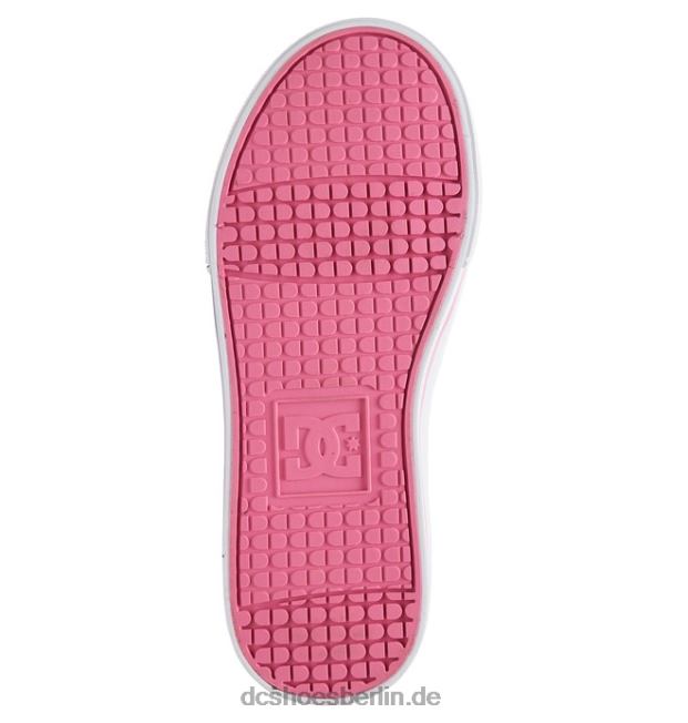 Chelsea-Segeltuchschuhe für KinderDC Shoes schwarz/rosa 486FT506
