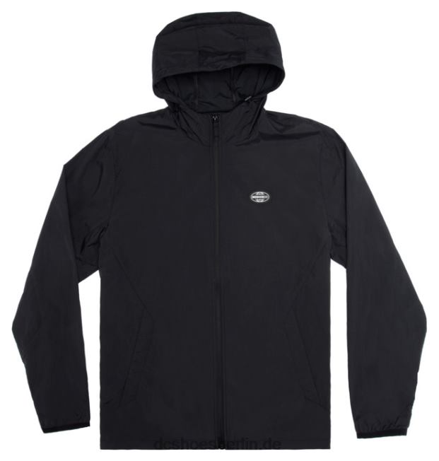 Männer definieren wasserabweisende WindjackeDC Shoes Schwarz 486FT19