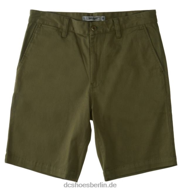 Arbeiter-Chino-Shorts für HerrenDC Shoes Efeu grün 486FT224