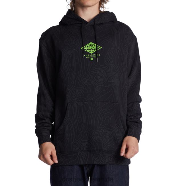 Outland-Hoodie für HerrenDC Shoes schwarz topographisch 486FT137