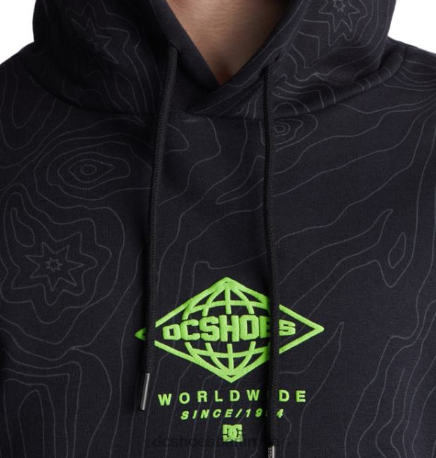 Outland-Hoodie für HerrenDC Shoes schwarz topographisch 486FT137