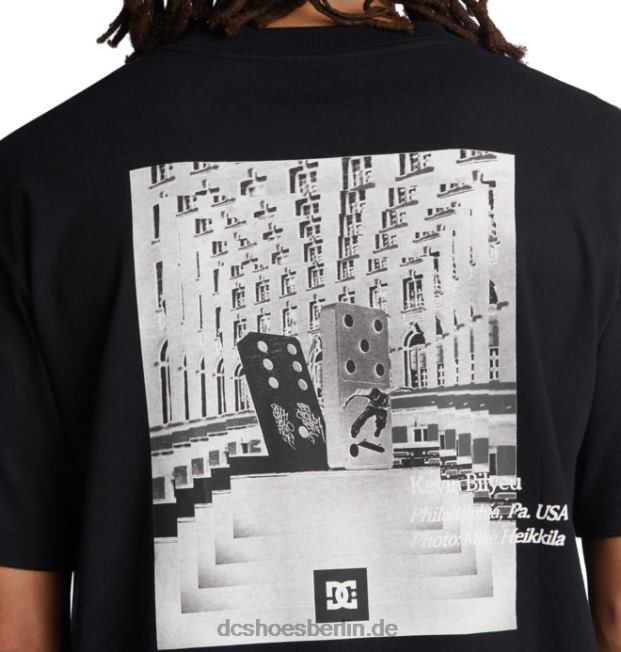 Bilyeu-T-Shirt für HerrenDC Shoes Schwarz 486FT116