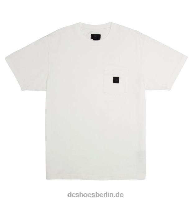 DC 1994 Taschen-T-Shirt für HerrenDC Shoes Lilienweiße Kleidungsstückfarbe 486FT4