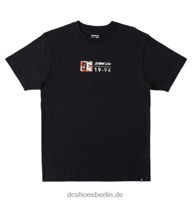 DC-Split-Stern-T-Shirt der MännerDC Shoes schwarz/feuertarn 486FT115