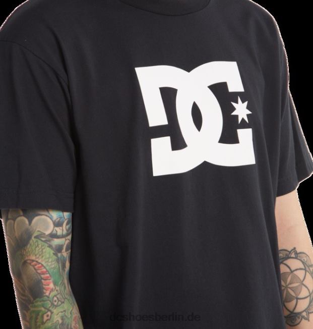 DC-Sternt-shirt der MännerDC Shoes Schwarz 486FT394