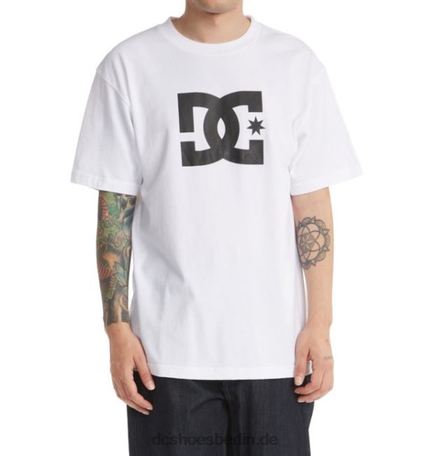 DC-Sternt-shirt der MännerDC Shoes Weiss 486FT400