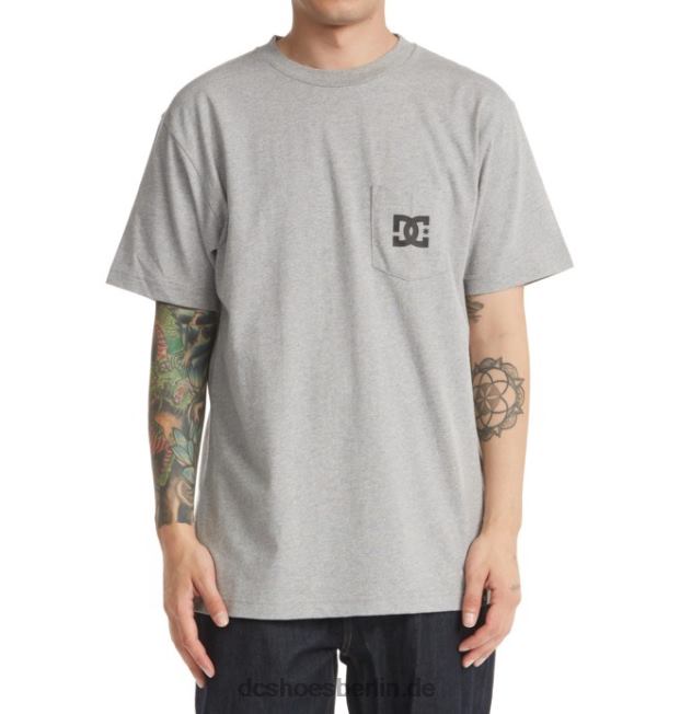 DC-Sternt-shirt der MännerDC Shoes grau meliert 486FT112