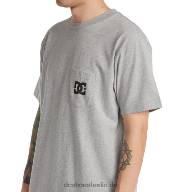 DC-Sternt-shirt der MännerDC Shoes grau meliert 486FT112
