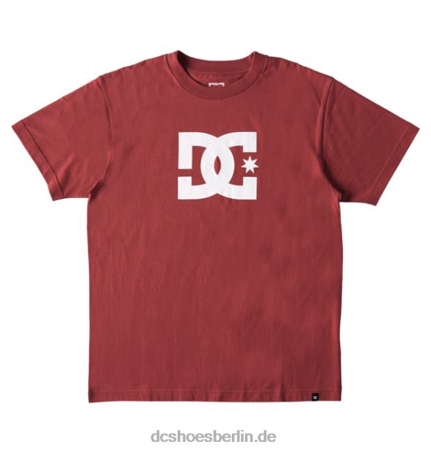 DC-Sternt-shirt der MännerDC Shoes rote Erde 486FT398