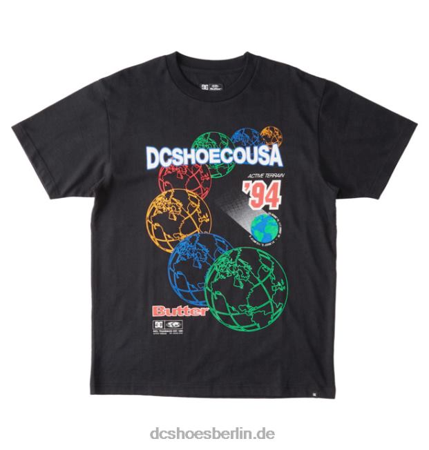 DC-Welterb-T - Shirt der Butterwaren x der MännerDC Shoes Schwarz 486FT234