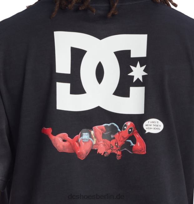 Deadpool x DC Way Back T-Shirt für HerrenDC Shoes Schwarz 486FT415