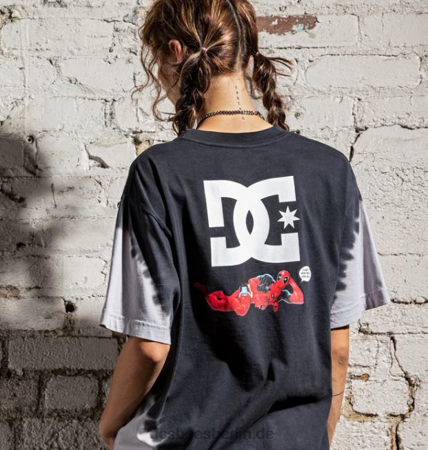 Deadpool x DC Way Back T-Shirt für HerrenDC Shoes Schwarz 486FT415