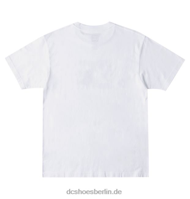 Erbe-T - Shirt der DC-Sternfüllung der MännerDC Shoes weißes Feuer 486FT77