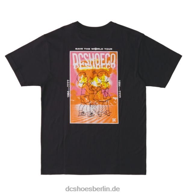 Männer retten uns T-ShirtDC Shoes Schwarz 486FT118