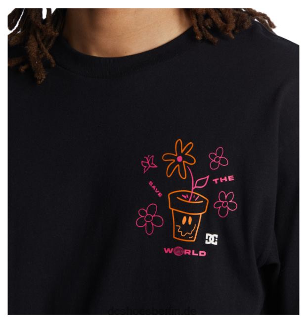 Männer retten uns T-ShirtDC Shoes Schwarz 486FT118