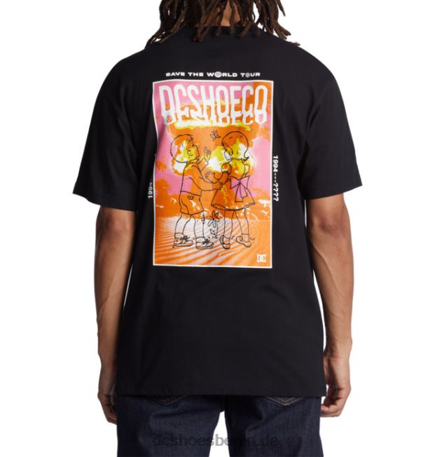 Männer retten uns T-ShirtDC Shoes Schwarz 486FT118