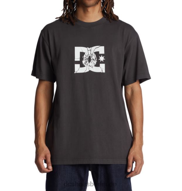 Trümmer-T-Shirt für HerrenDC Shoes schwarze Enzymwäsche 486FT113