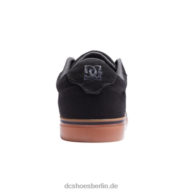 Amboss-Segeltuchschuhe für HerrenDC Shoes schwarz/gummi 486FT160