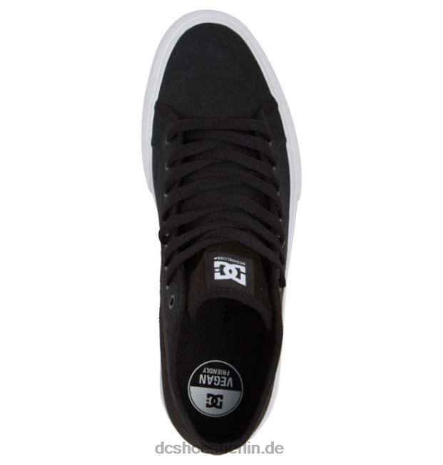 Herren-Hi-High-Top-Refibra-SchuheDC Shoes Schwarz-Weiss 486FT94