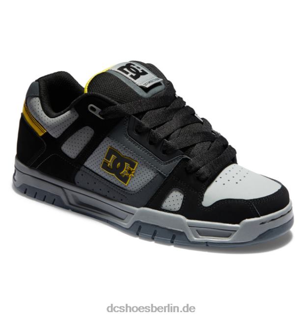Hirschschuhe für HerrenDC Shoes grau/schwarz/gelb 486FT57