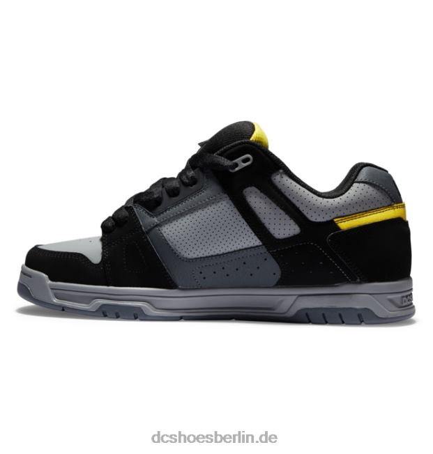 Hirschschuhe für HerrenDC Shoes grau/schwarz/gelb 486FT57