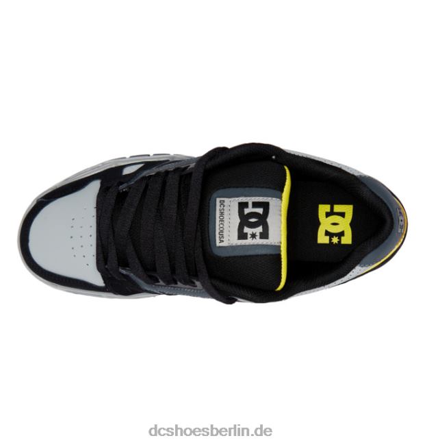 Hirschschuhe für HerrenDC Shoes grau/schwarz/gelb 486FT57
