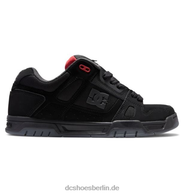 Hirschschuhe für HerrenDC Shoes schwarz/grau/rot 486FT274