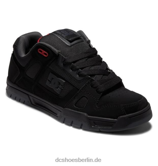 Hirschschuhe für HerrenDC Shoes schwarz/grau/rot 486FT274