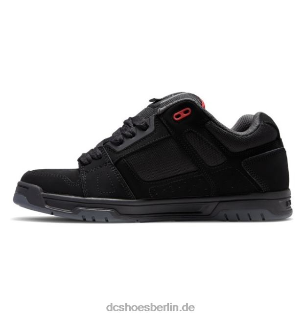 Hirschschuhe für HerrenDC Shoes schwarz/grau/rot 486FT274