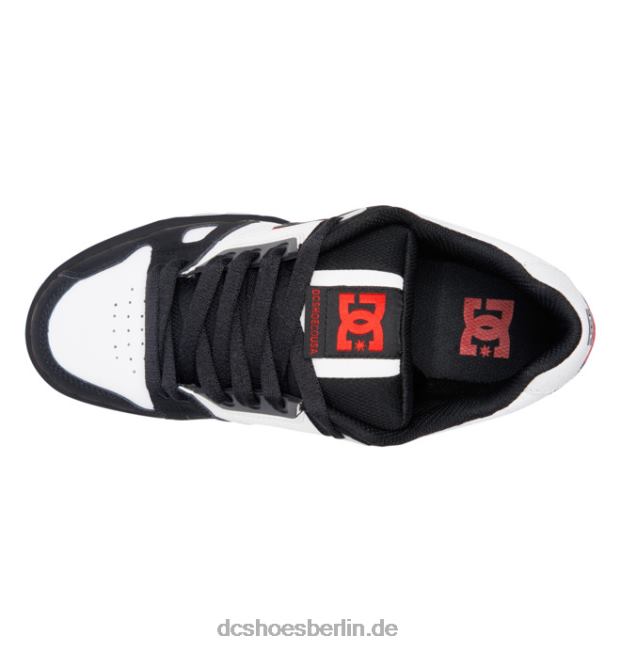 Hirschschuhe für HerrenDC Shoes weiß/schwarz/rot 486FT273