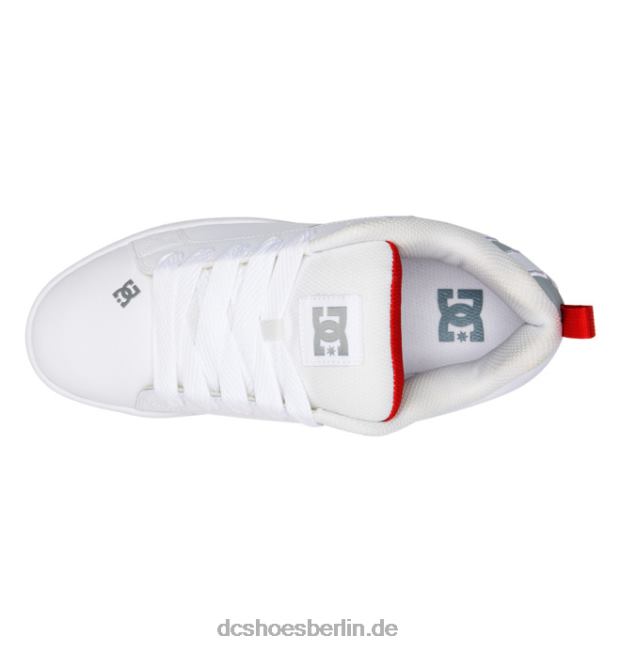 Graffik-Schuhe für HerrenDC Shoes weiß/grau/rot 486FT66