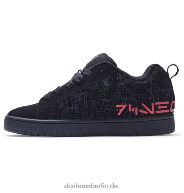 Star Wars DC Court Graffik Cupsole Schuh für HerrenDC Shoes schwarz/grau/rot 486FT300