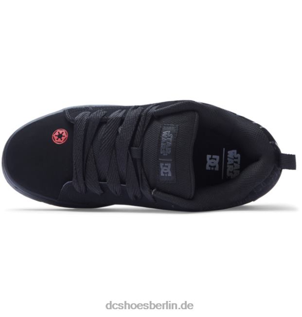 Star Wars DC Court Graffik Cupsole Schuh für HerrenDC Shoes schwarz/grau/rot 486FT300