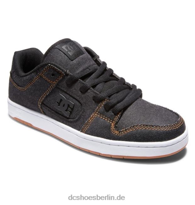 Manteca 4 HerrenschuheDC Shoes schwarzer Jeansstoff 486FT366