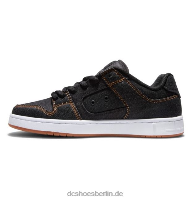 Manteca 4 HerrenschuheDC Shoes schwarzer Jeansstoff 486FT366