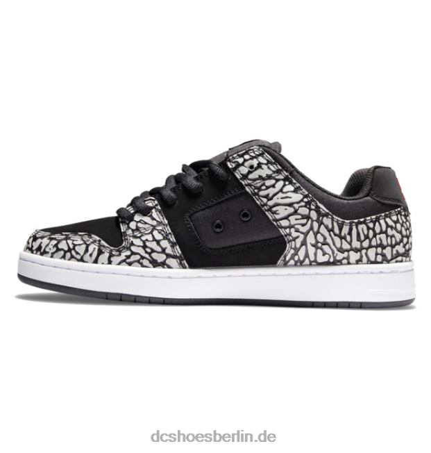 manteca 4 se schuhe für herrenDC Shoes schwarz/roter Aufdruck 486FT376