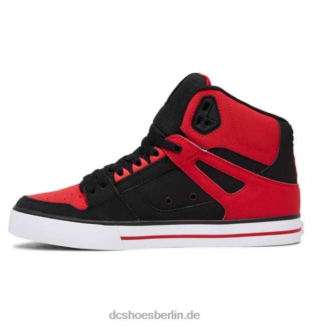 reine High-Top-Schuhe für HerrenDC Shoes feuerrot/weiß/schwarz 486FT265